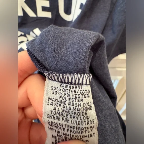 Chaser Large Wake Up & Smell The Tequila Blue Graphic Top. ๐โก๏ธ - Picture 4 of 4